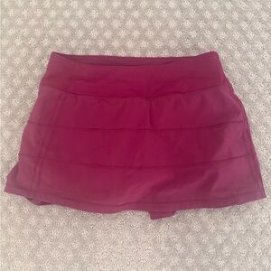 lululemon athletica Plum Performance Skort